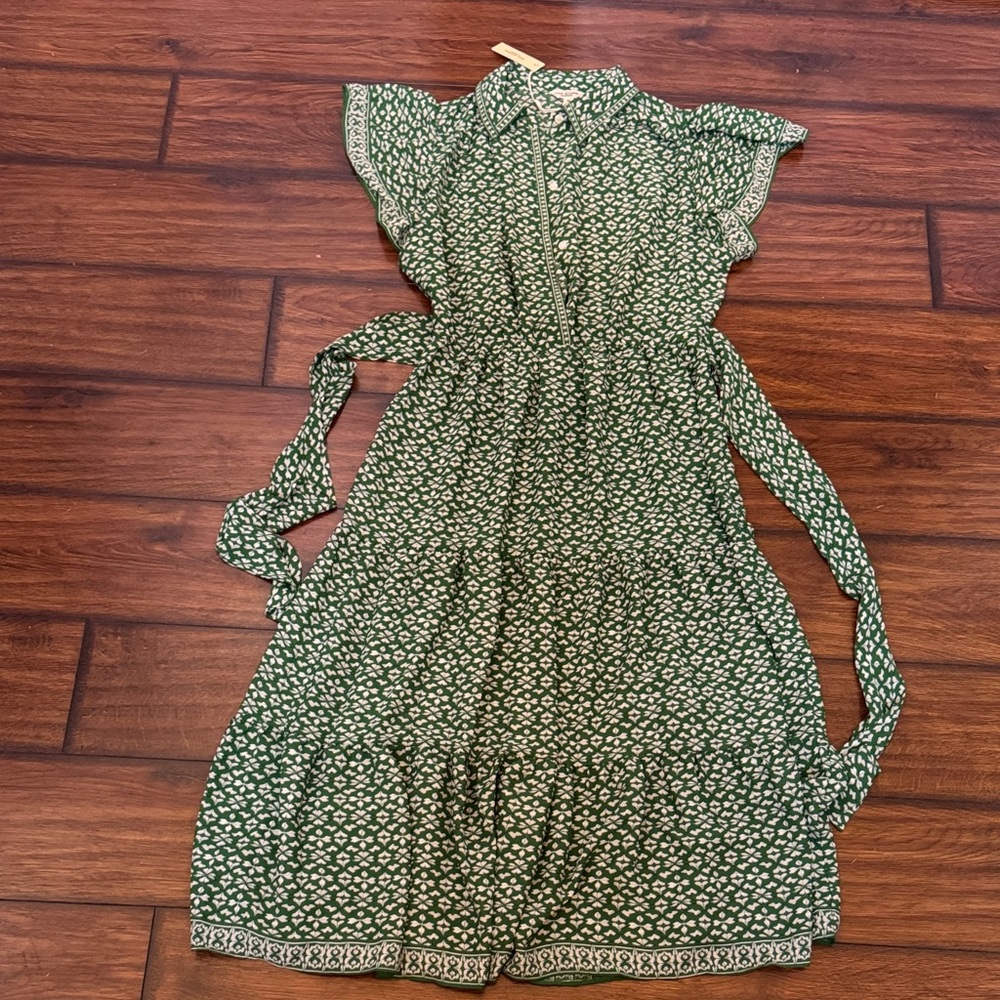 Max Studio Green Floral Maxi Dress
